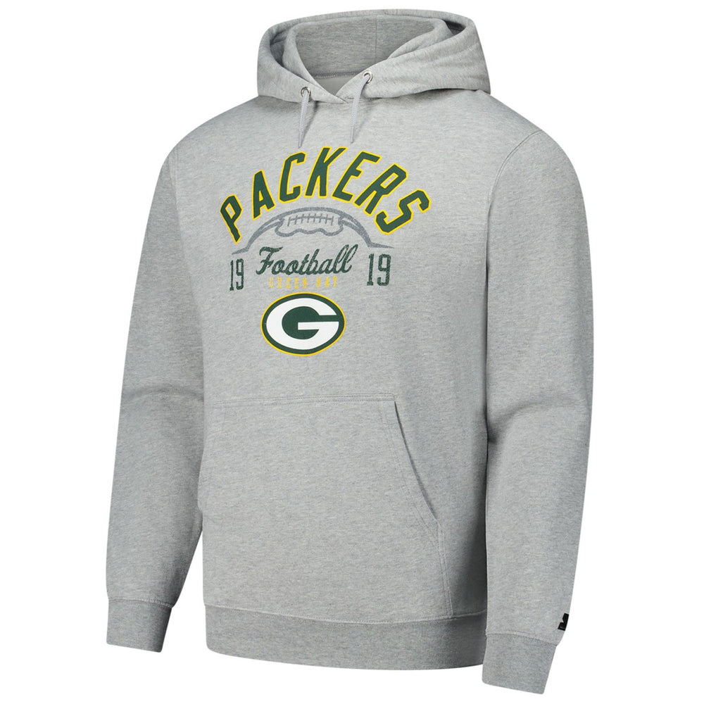Green Bay Packers Starter Pullover Hoodie Heather Gray