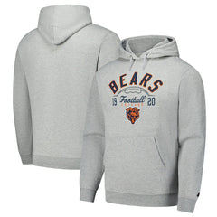Chicago Bears Starter Pullover Hoodie Heather Gray
