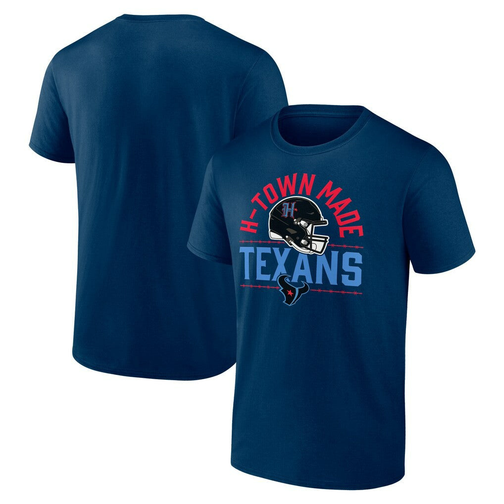 Fanatics Houston Texans H-Town Helmet T-Shirt Navy