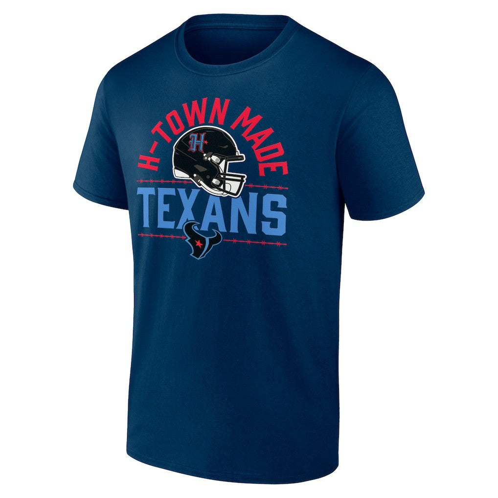 Fanatics Houston Texans H-Town Helmet T-Shirt Navy