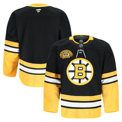 Boston Bruins Fanatics 100th Anniversary Authentic Pro Jersey - Black - NHL 202482569