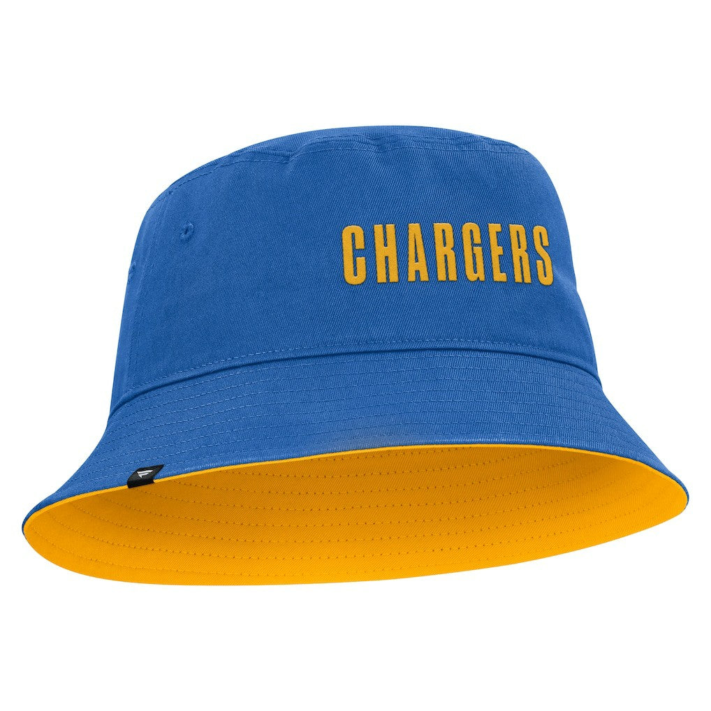 Fanatics Los Angeles Chargers Strong Side Bucket Hat Powder Blue