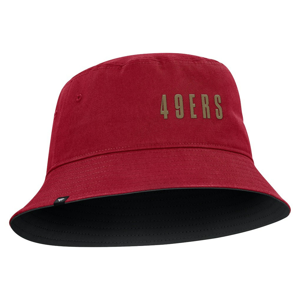 Fanatics San Francisco 49ers Strong Side Bucket Hat Scarlet