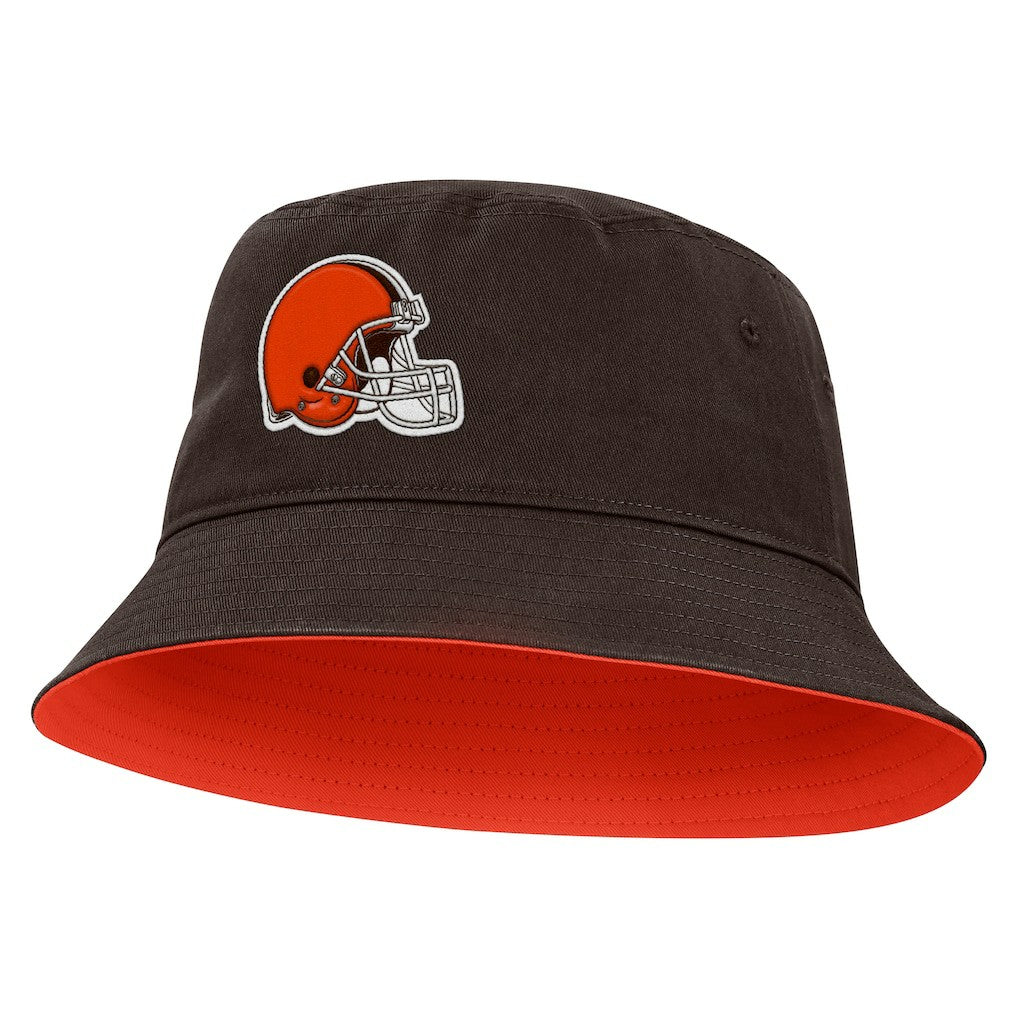 Fanatics Cleveland Browns Strong Side Bucket Hat Brown