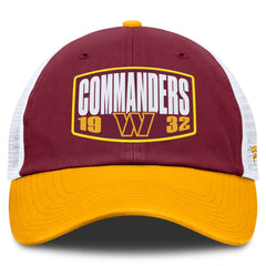 Fanatics Washington Commanders Franchise Trucker Adjustable Hat Burgundy/Gold