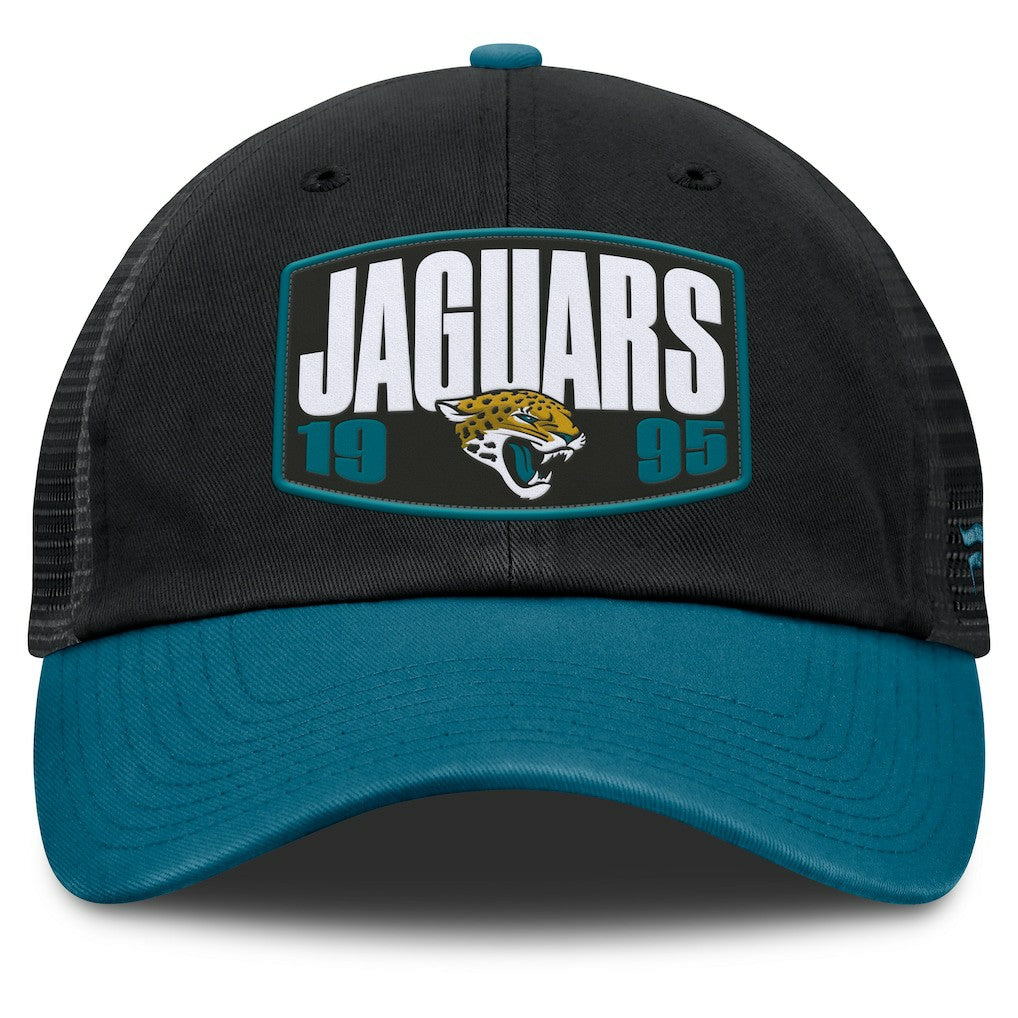 Fanatics Jacksonville Jaguars Franchise Trucker Adjustable Hat Black/Teal