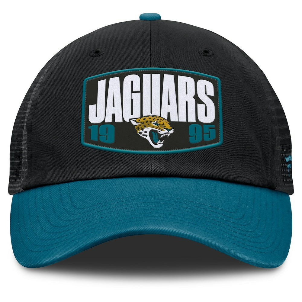 Fanatics Jacksonville Jaguars Franchise Trucker Adjustable Hat Black/Teal