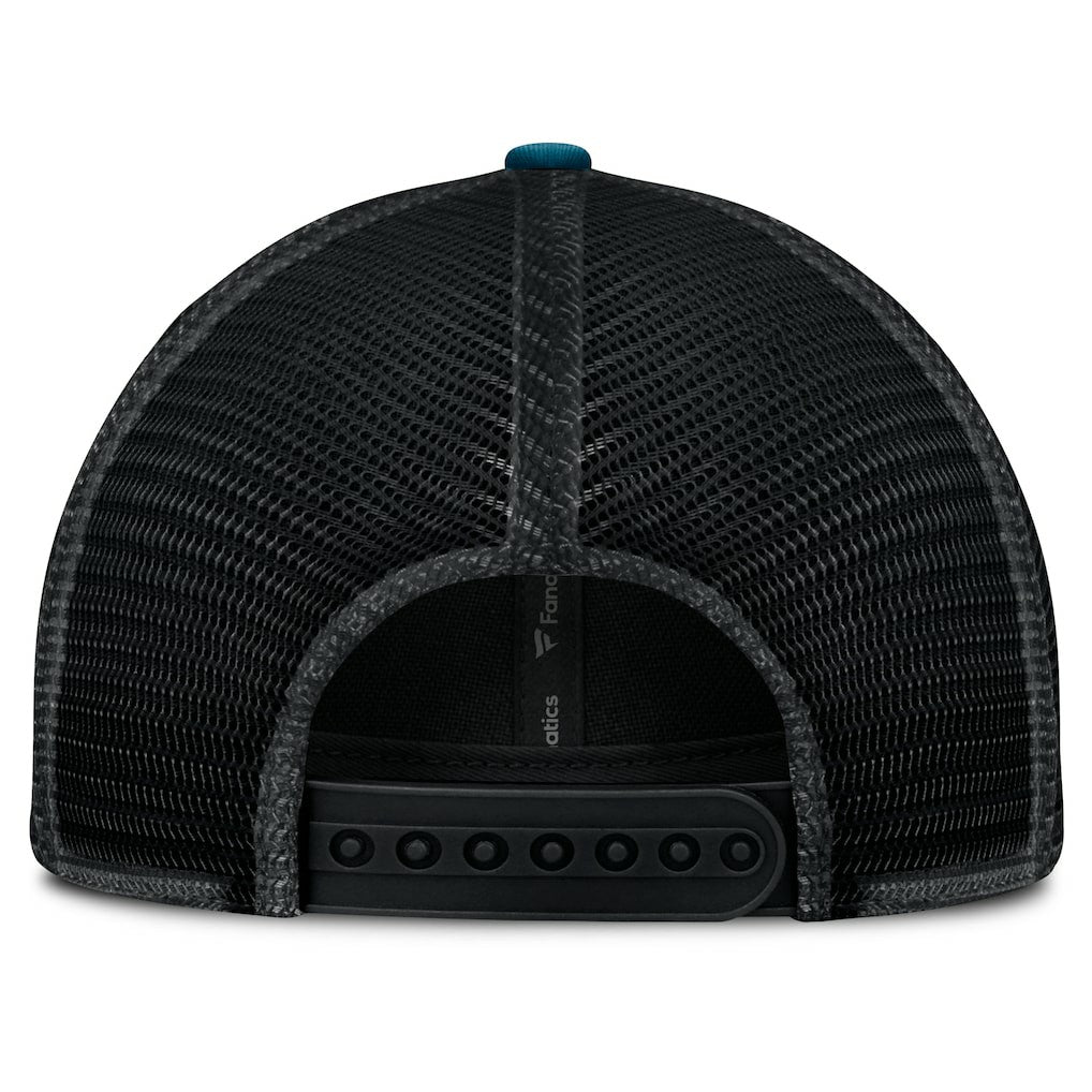 Fanatics Jacksonville Jaguars Franchise Trucker Adjustable Hat Black/Teal