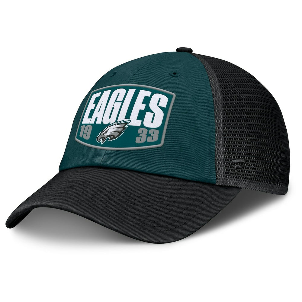 Fanatics Philadelphia Eagles Franchise Trucker Adjustable Hat Midnight Green/Black
