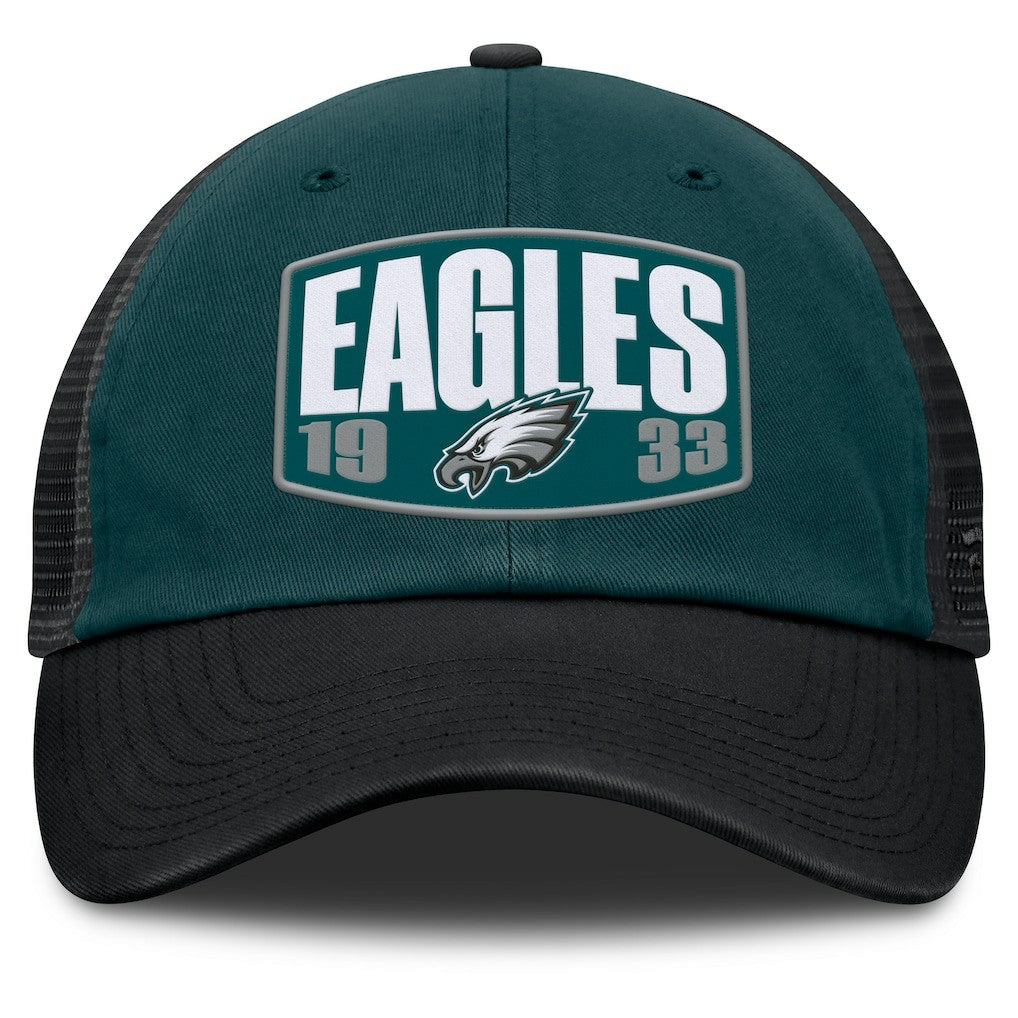 Fanatics Philadelphia Eagles Franchise Trucker Adjustable Hat Midnight Green/Black