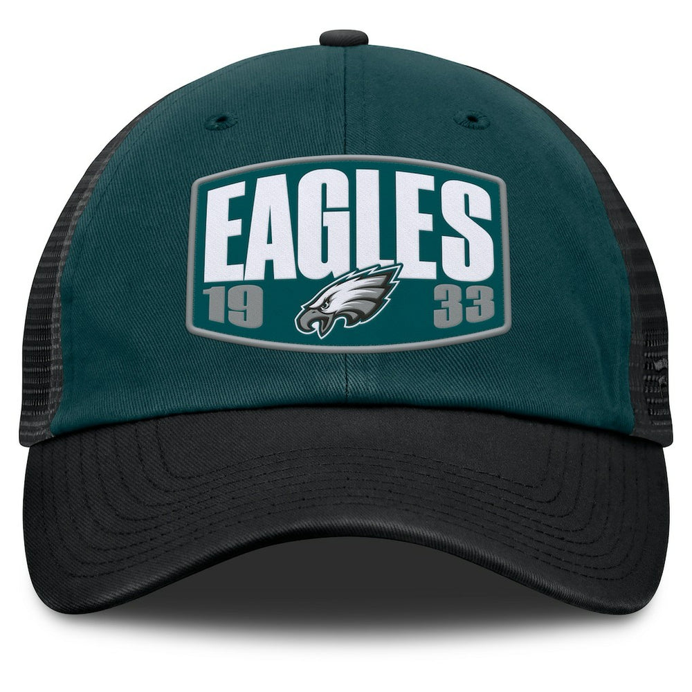 Fanatics Philadelphia Eagles Franchise Trucker Adjustable Hat Midnight Green/Black