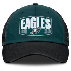 Fanatics Philadelphia Eagles Franchise Trucker Adjustable Hat Midnight Green/Black