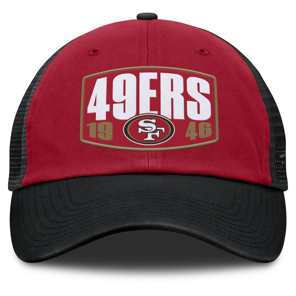 Fanatics San Francisco 49ers Franchise Trucker Adjustable Hat Scarlet/Black
