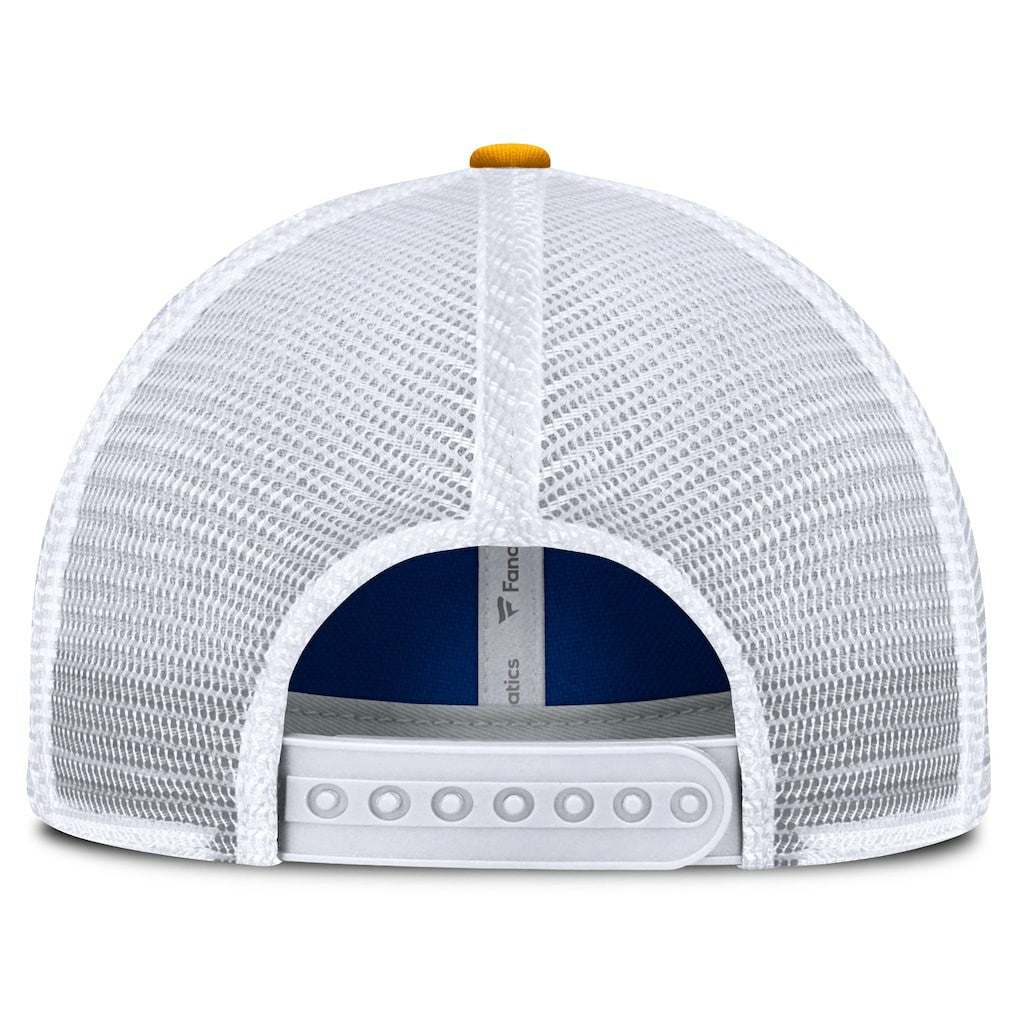 Fanatics Los Angeles Rams Franchise Trucker Adjustable Hat Royal/Gold