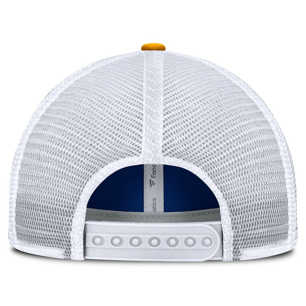 Fanatics Los Angeles Rams Franchise Trucker Adjustable Hat Royal/Gold
