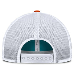Fanatics Miami Dolphins Franchise Trucker Adjustable Hat Aqua/Orange