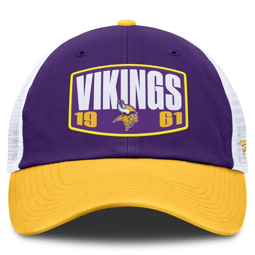 Fanatics Minnesota Vikings Franchise Trucker Adjustable Hat Purple/Gold