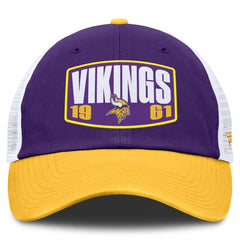 Fanatics Minnesota Vikings Franchise Trucker Adjustable Hat Purple/Gold