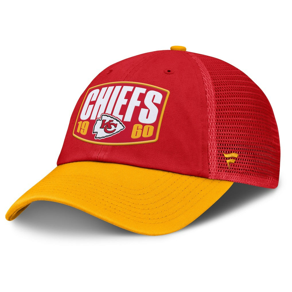 Fanatics Kansas City Chiefs Franchise Trucker Adjustable Hat Red/Gold