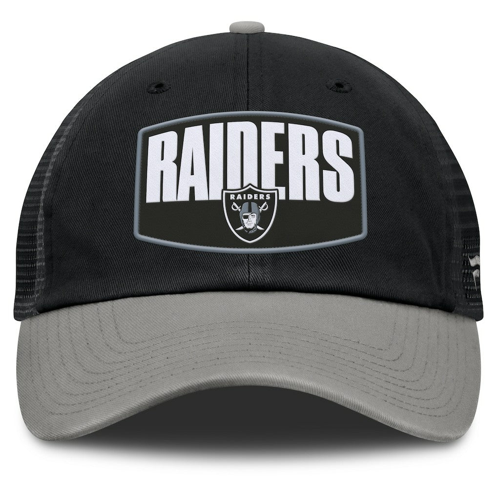 Fanatics Las Vegas Raiders Franchise Trucker Adjustable Hat Black/Gray