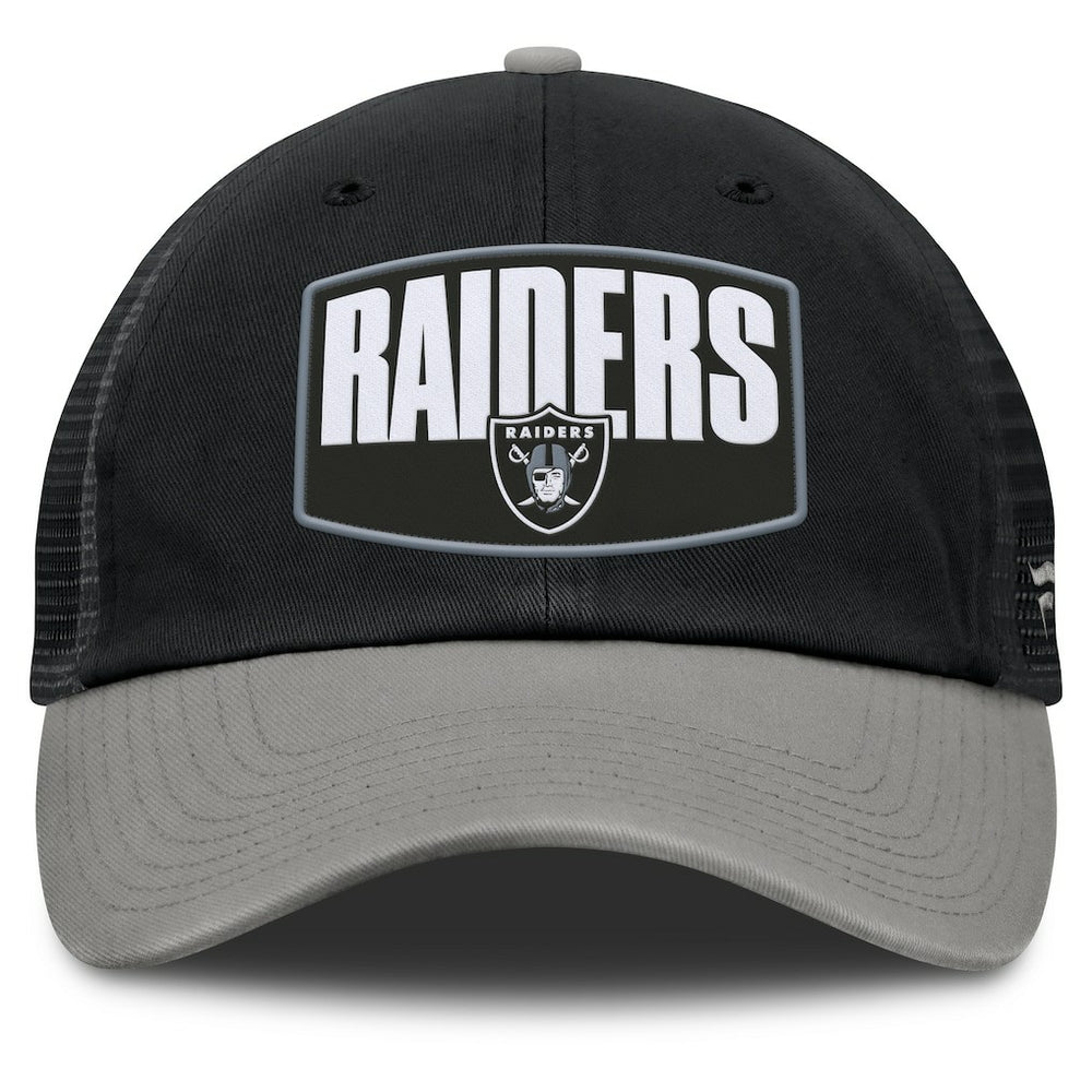 Fanatics Las Vegas Raiders Franchise Trucker Adjustable Hat Black/Gray
