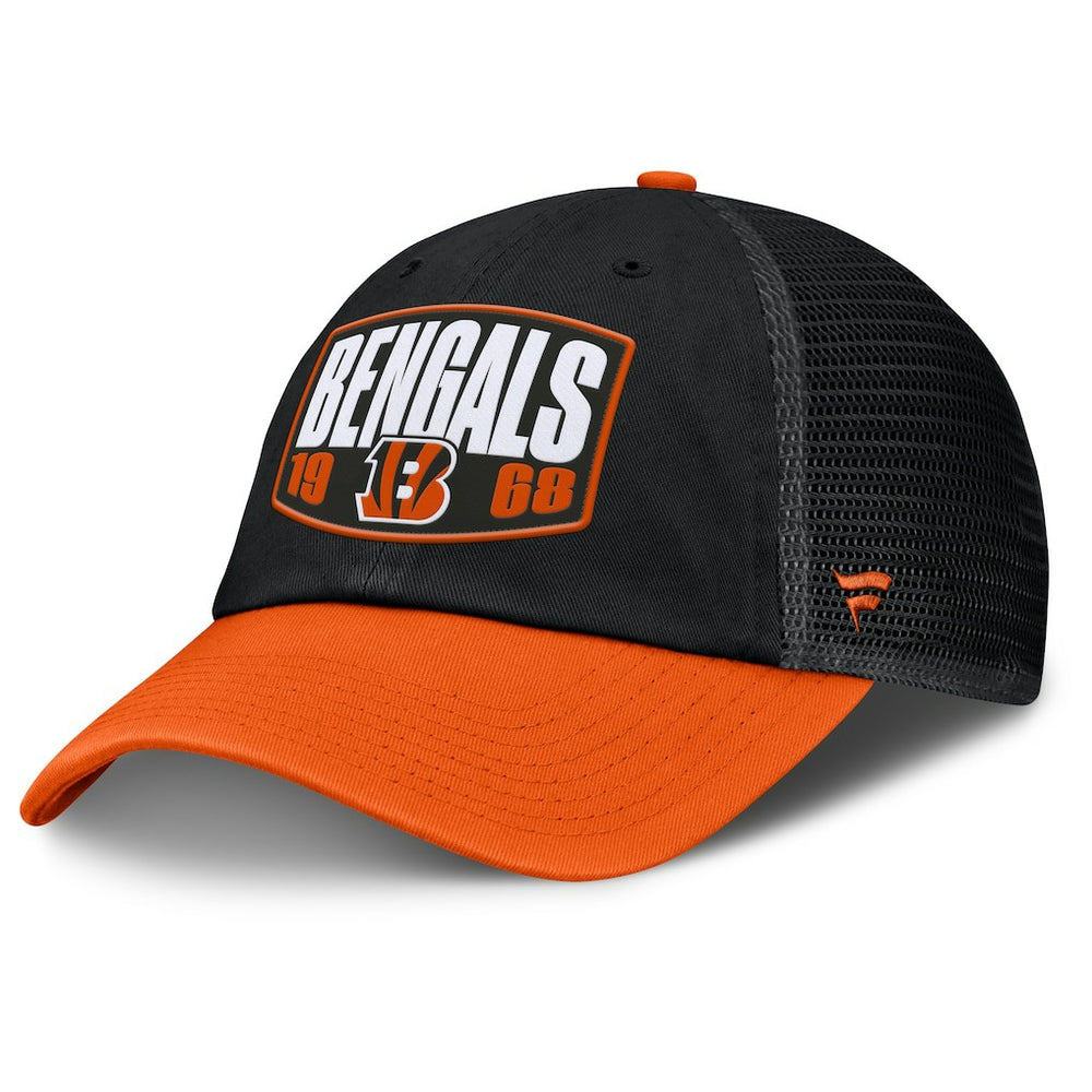 Fanatics Cincinnati Bengals Franchise Trucker Adjustable Hat Black/Orange