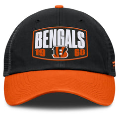 Fanatics Cincinnati Bengals Franchise Trucker Adjustable Hat Black/Orange