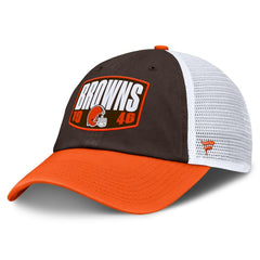 Fanatics Cleveland Browns Franchise Trucker Adjustable Hat Brown/Orange