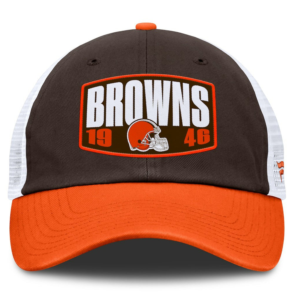 Fanatics Cleveland Browns Franchise Trucker Adjustable Hat Brown/Orange