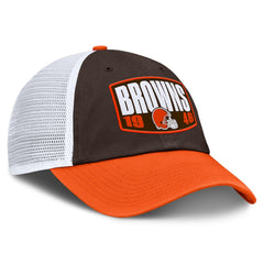 Fanatics Cleveland Browns Franchise Trucker Adjustable Hat Brown/Orange