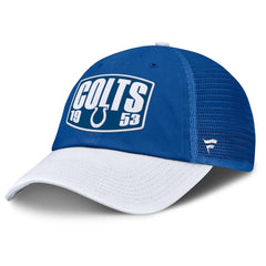 Fanatics Indianapolis Colts Franchise Trucker Adjustable Hat Royal/White