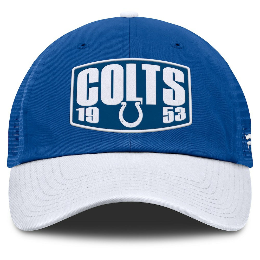 Fanatics Indianapolis Colts Franchise Trucker Adjustable Hat Royal/White