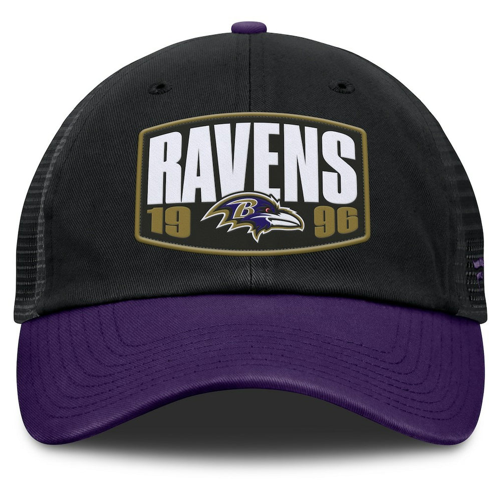 Fanatics Baltimore Ravens Franchise Trucker Adjustable Hat Black/Purple