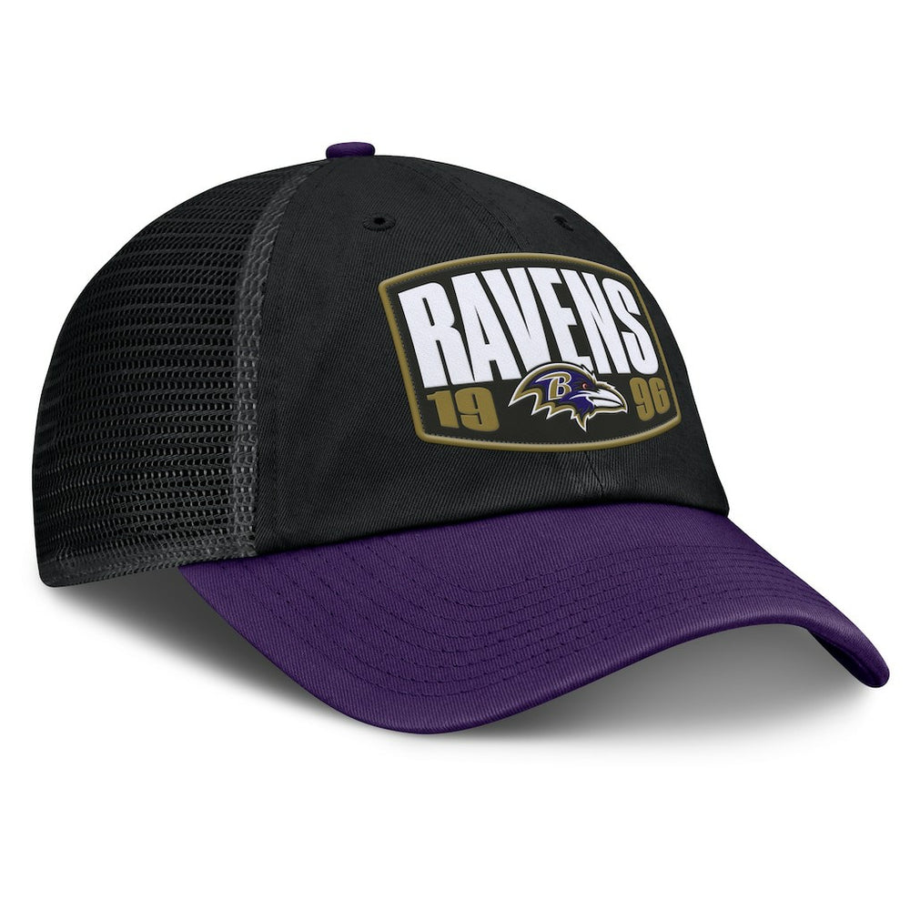 Fanatics Baltimore Ravens Franchise Trucker Adjustable Hat Black/Purple