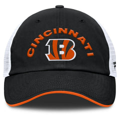 Fanatics Cincinnati Bengals Reverse Trucker Adjustable Hat Black/White