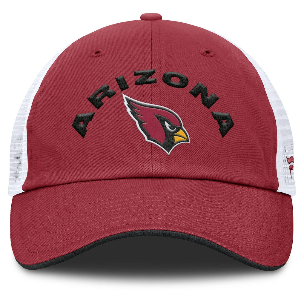Fanatics Arizona Cardinals Reverse Trucker Adjustable Hat Cardinal/White