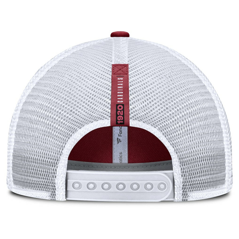 Fanatics Arizona Cardinals Reverse Trucker Adjustable Hat Cardinal/White