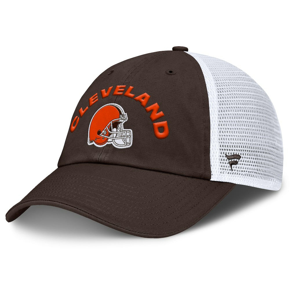 Fanatics Cleveland Browns Reverse Trucker Adjustable Hat Brown/White