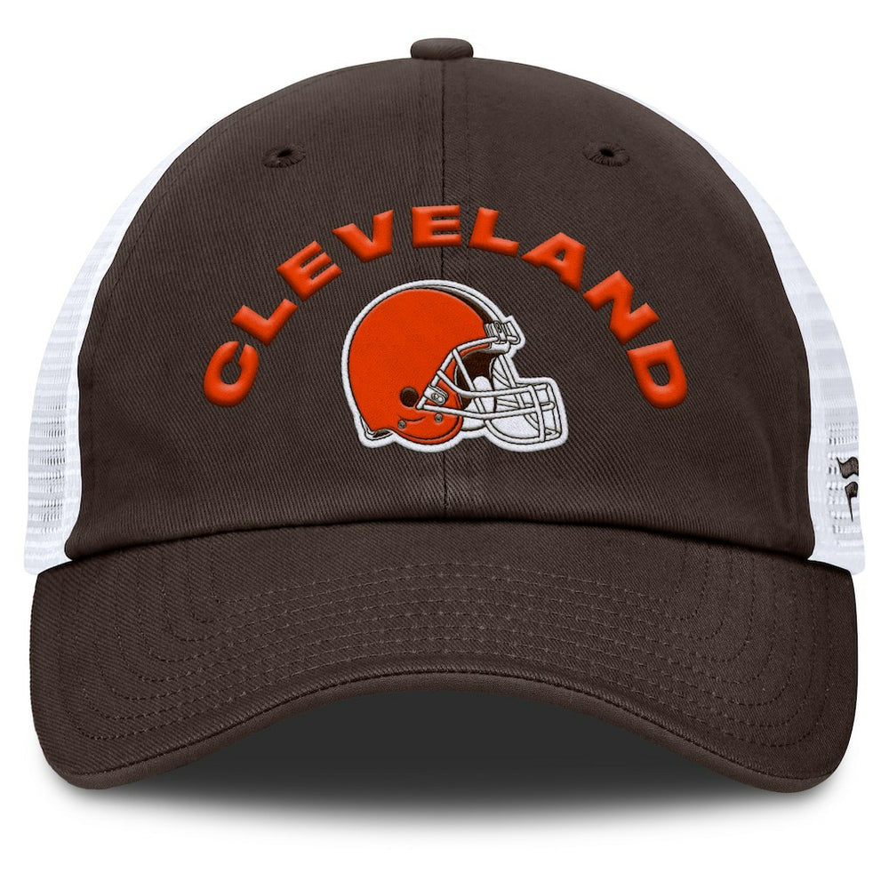 Fanatics Cleveland Browns Reverse Trucker Adjustable Hat Brown/White