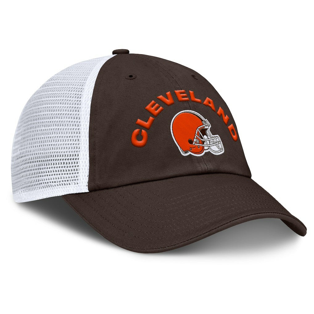 Fanatics Cleveland Browns Reverse Trucker Adjustable Hat Brown/White