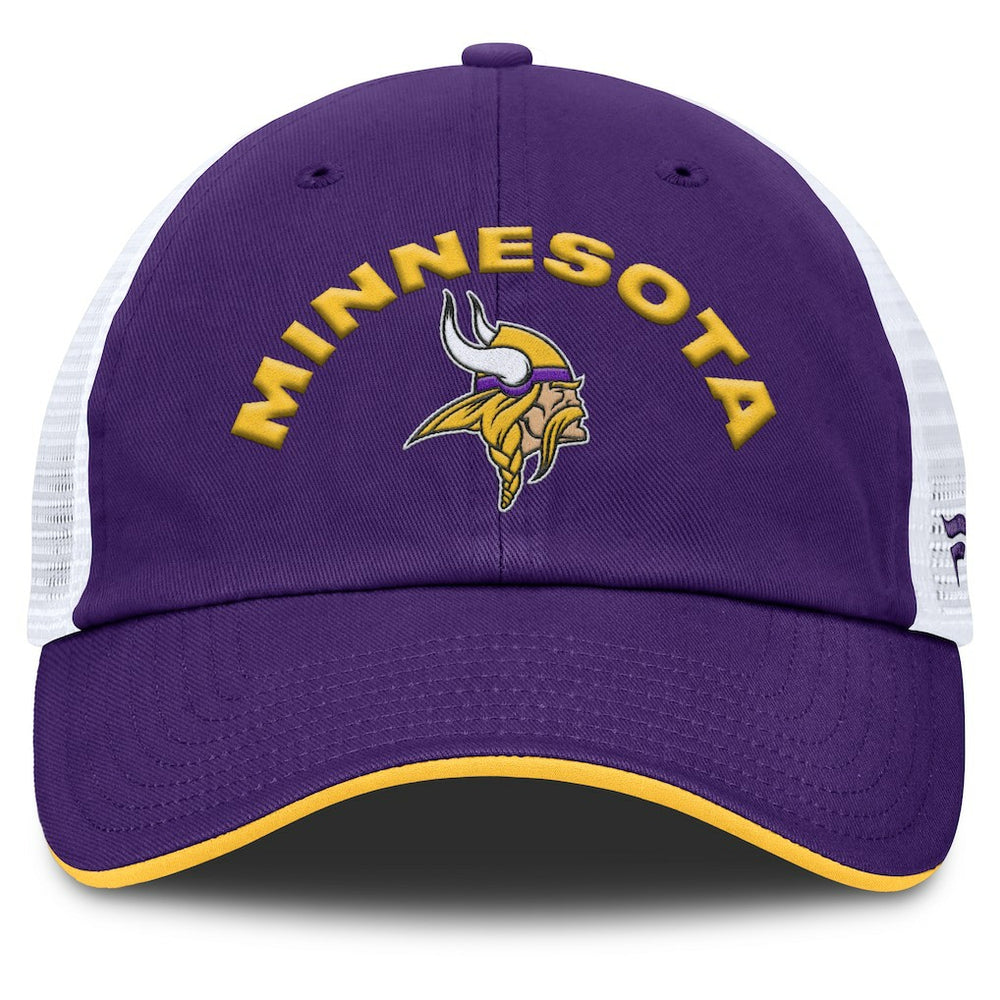 Fanatics Minnesota Vikings Reverse Trucker Adjustable Hat Purple/White
