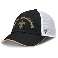 Fanatics New Orleans Saints Reverse Trucker Adjustable Hat Black/White