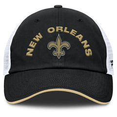 Fanatics New Orleans Saints Reverse Trucker Adjustable Hat Black/White