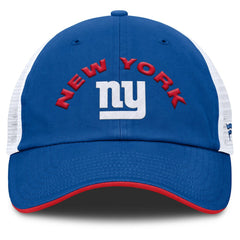 Fanatics New York Giants Reverse Trucker Adjustable Hat Royal/White
