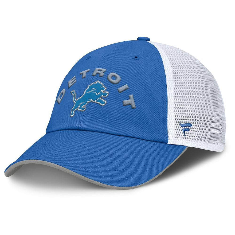 Fanatics Detroit Lions Reverse Trucker Adjustable Hat Blue/White
