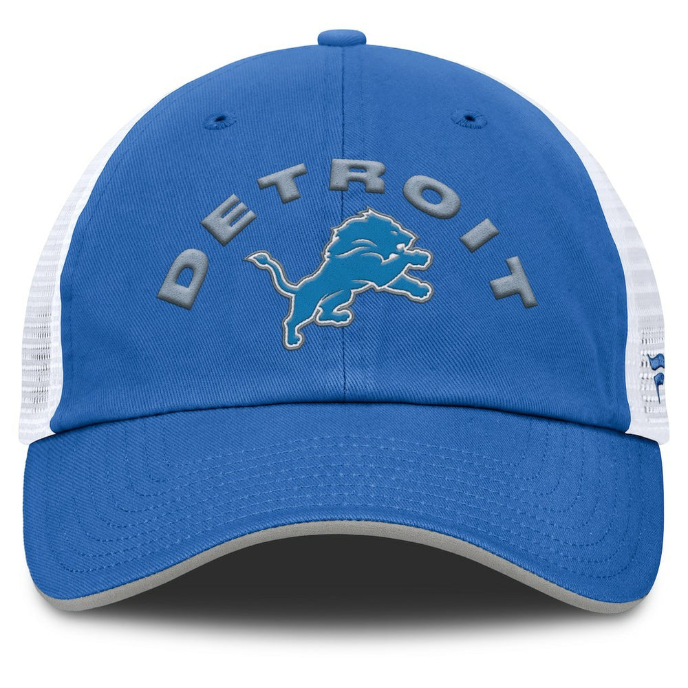Fanatics Detroit Lions Reverse Trucker Adjustable Hat Blue/White