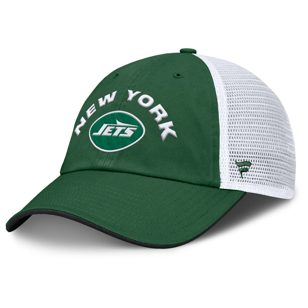 Fanatics New York Jets Reverse Trucker Adjustable Hat Green/White