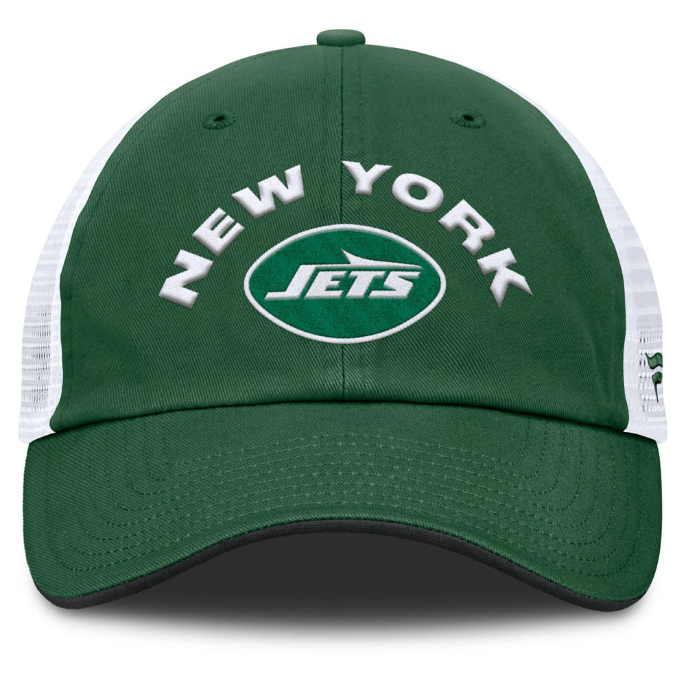Fanatics New York Jets Reverse Trucker Adjustable Hat Green/White