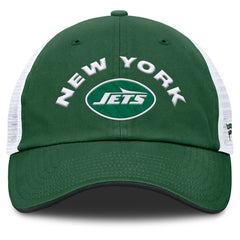 Fanatics New York Jets Reverse Trucker Adjustable Hat Green/White