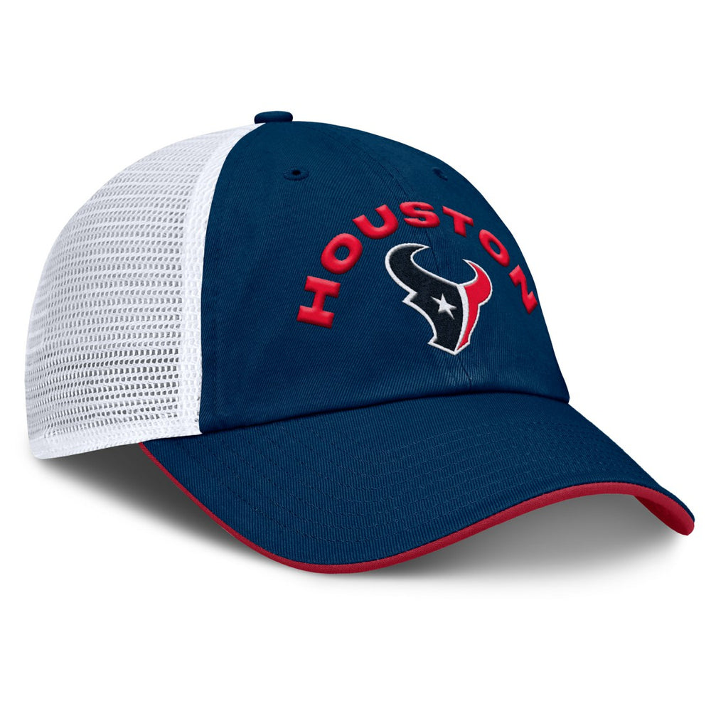 Fanatics Houston Texans Reverse Trucker Adjustable Hat Navy/White